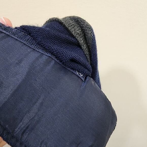 Urban wool 100% pure wool cardigan sweater with removable shoulder pads size S - Picture 6 of 12